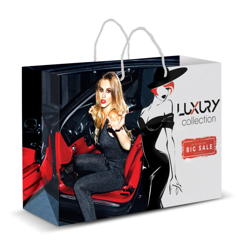 Extra Large Laminated Paper Carry Bag - Full Colour