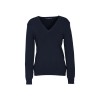 Womens V-Neck Knit Pullover