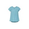 Womens Kayla V-Neck Pleat Blouse