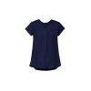 Womens Kayla V-Neck Pleat Blouse