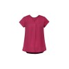 Womens Kayla V-Neck Pleat Blouse