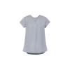 Womens Kayla V-Neck Pleat Blouse