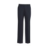 Mens Comfort Wool Stretch Flat Front Pant