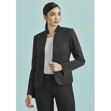 Womens Cool Stretch Short Jacket with Reverse Lapel