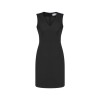 Womens Comfort Wool Stretch Sleeveless V-Neck Dress