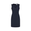 Womens Comfort Wool Stretch Sleeveless V-Neck Dress