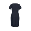 Womens Comfort Wool Stretch Short Sleeve Shift Dress