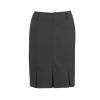 Womens Comfort Wool Stretch Multi-Pleat Skirt