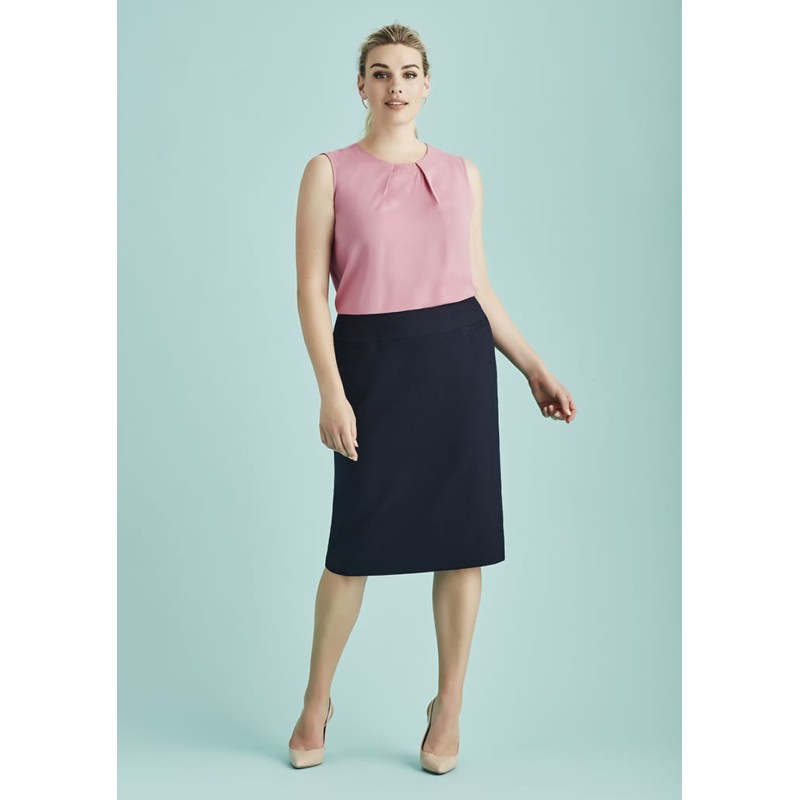 Womens Cool Stretch Relaxed Fit Lined Skirt