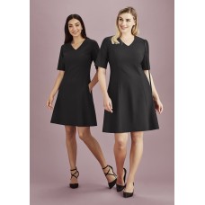 Womens Siena Extended Short Sleeve Dress