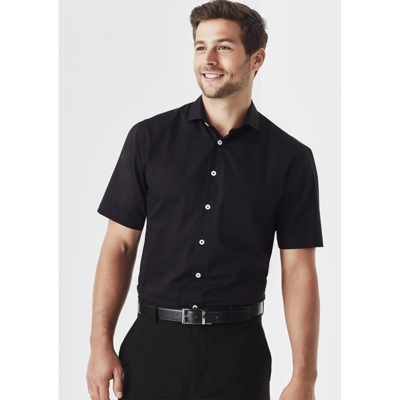 Mens Charlie Classic Fit Short Sleeve Shirt