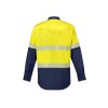 Mens Rugged Cooling Hi Vis Segmented Tape Long Sleeve Shirt