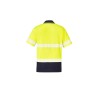 Unisex Hi Vis Segmented Tape Short Sleeve Polo