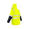 Mens Hi Vis 4 In 1 Waterproof Jacket