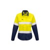 Womens Rugged Cooling HI Vis Taped Long Sleeve Shirt