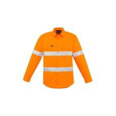 Mens Hi Vis Hoop Taped Long Sleeve Shirt