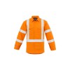 Mens Red Flame Hi Vis X Back Shirt