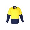 Mens Rugged Cooling Hi Vis Long Sleeve Shirt