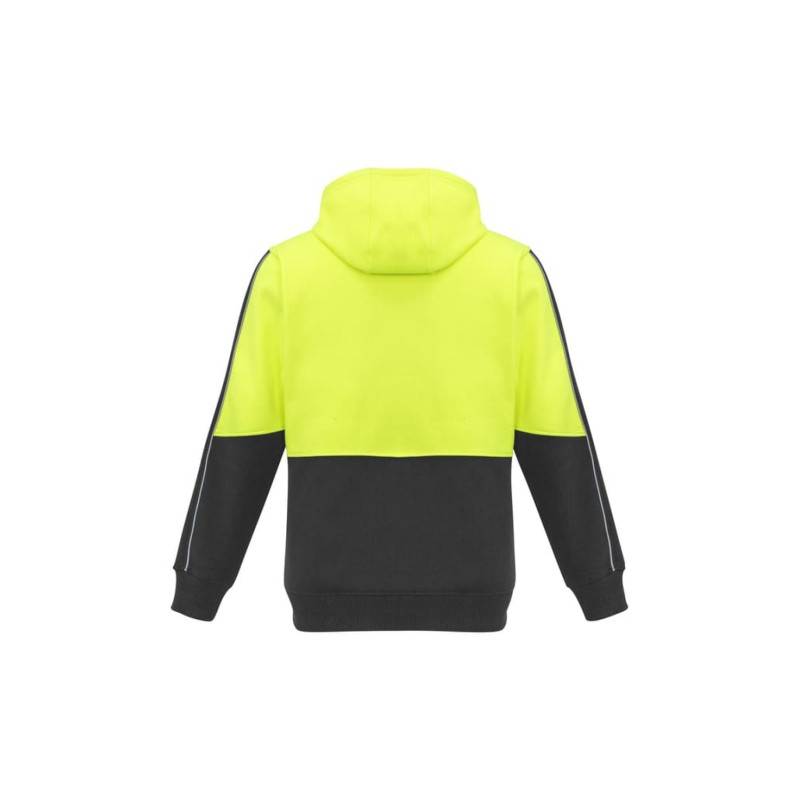 Unisex Hi Vis Full Zip Hoodie