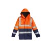 Mens Orange Flame Arc Rated Antistatic Waterproof Jacket