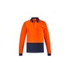 Mens Hi Vis Cotton Long Sleeve Polo