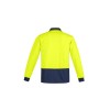 Mens Hi Vis Comfort Back Long Sleeve Polo