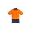 Mens Hi Vis Flux Short Sleeve Polo