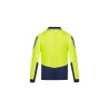 Mens Hi Vis Flux Long Sleeve Polo