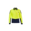 Mens Hi Vis Flux Long Sleeve Polo