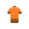 Mens Hi Vis Tracks Short Sleeve Polo