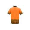 Mens Hi Vis Tracks Short Sleeve Polo