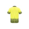 Mens Hi Vis Tracks Short Sleeve Polo