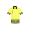 Mens Hi Vis Tracks Short Sleeve Polo