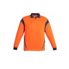 Mens Hi Vis Aztec Long Sleeve Polo