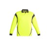 Mens Hi Vis Aztec Long Sleeve Polo