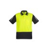 Mens Hi Vis Zone Short Sleeve Polo