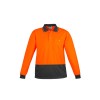 Unisex Hi Vis Basic Long Sleeve Polo