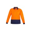 Unisex Hi Vis Basic Long Sleeve Polo