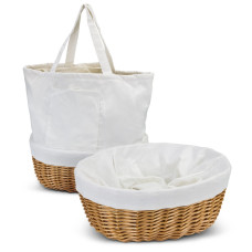 Keepsake Wicker Tote Bag