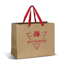 Large Ribbon Handle Paper Bag