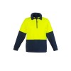 Hi Vis Half Zip Polar Fleece Jumper